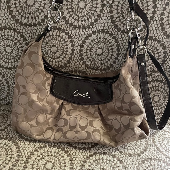 Sac Besace Old Navy – Bleu Et Crème Avec Accents Marron – Femme